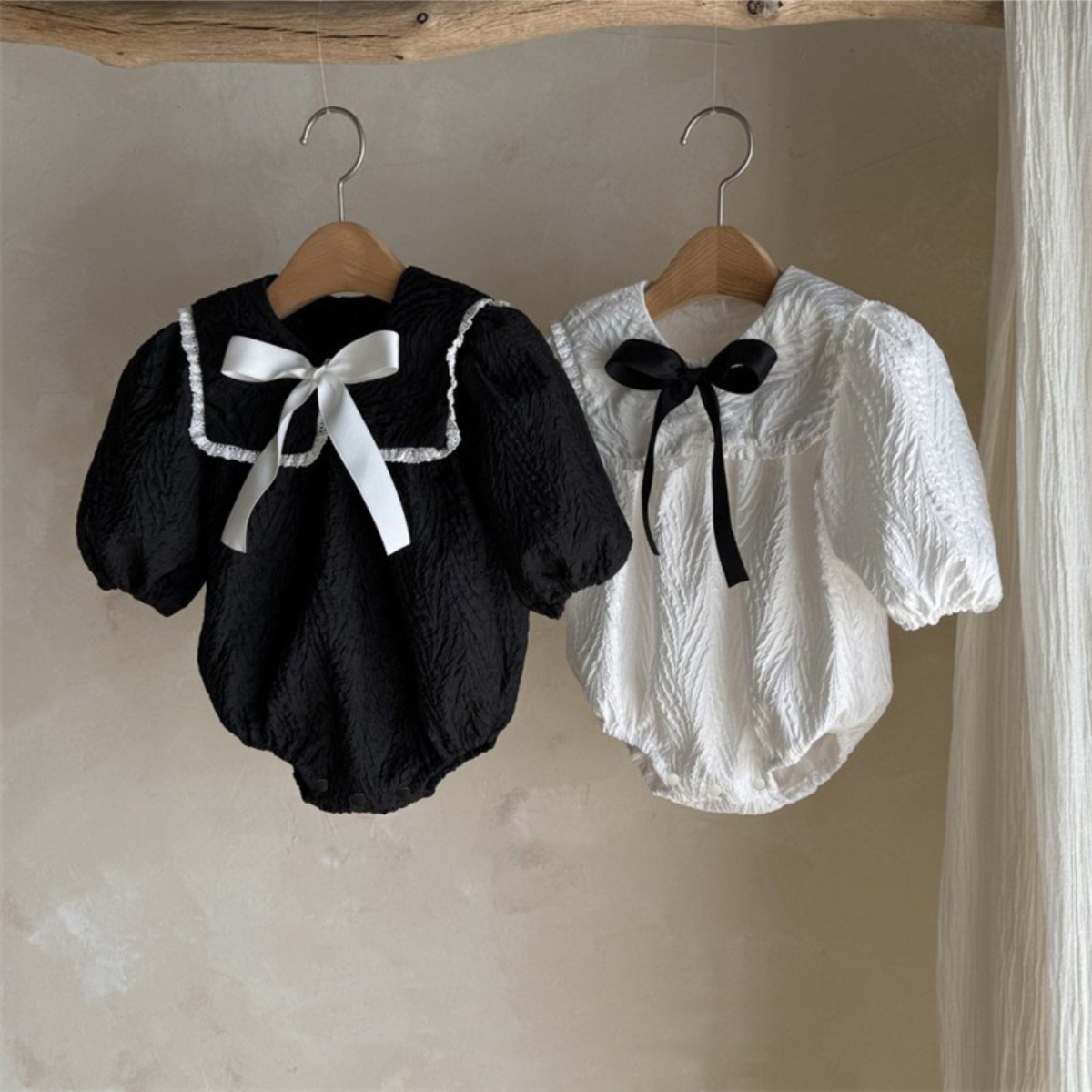 2025秋新入荷★ベビー服　ロンパース★66cm〜90cm 2色