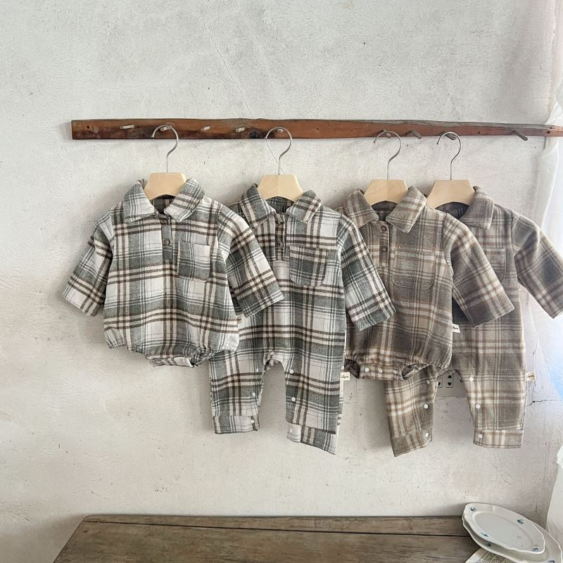 2025秋新入荷★ベビー服　ロンパース&連体服★66cm〜100cm 2色