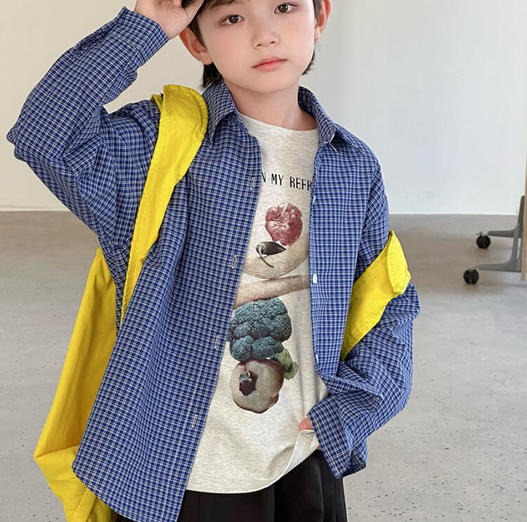 2025秋新品MXW★子供服 　シャツ　コート★90cm〜150cm
