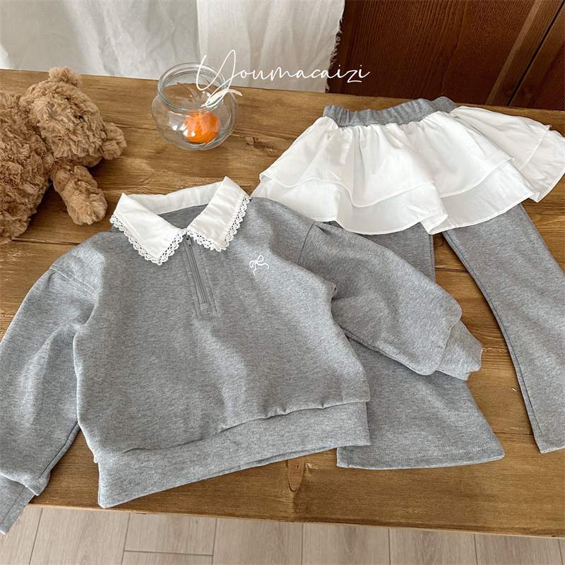 2025秋新XF★子供服　セットアップ★80cm〜130cm