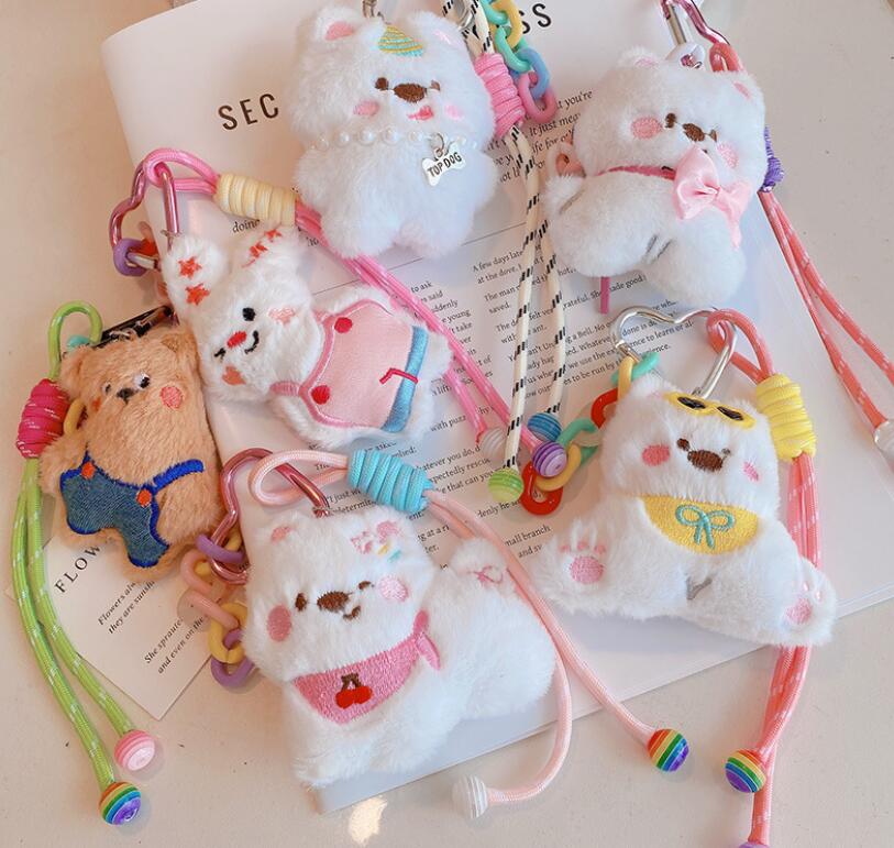 ★可愛いキーホルダー　装飾品★ぬいぐるみキーチェーン★6色