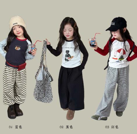 2025秋新作A★子供服　トップス★90cm〜170cm 3色