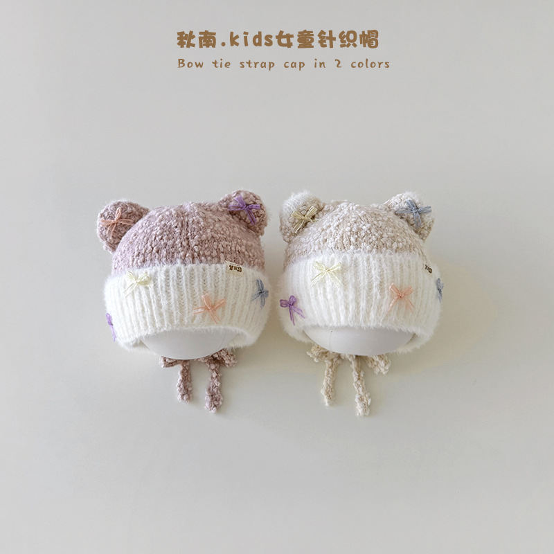 2025秋冬新品★子供用★防寒帽子　ハット★ 2色