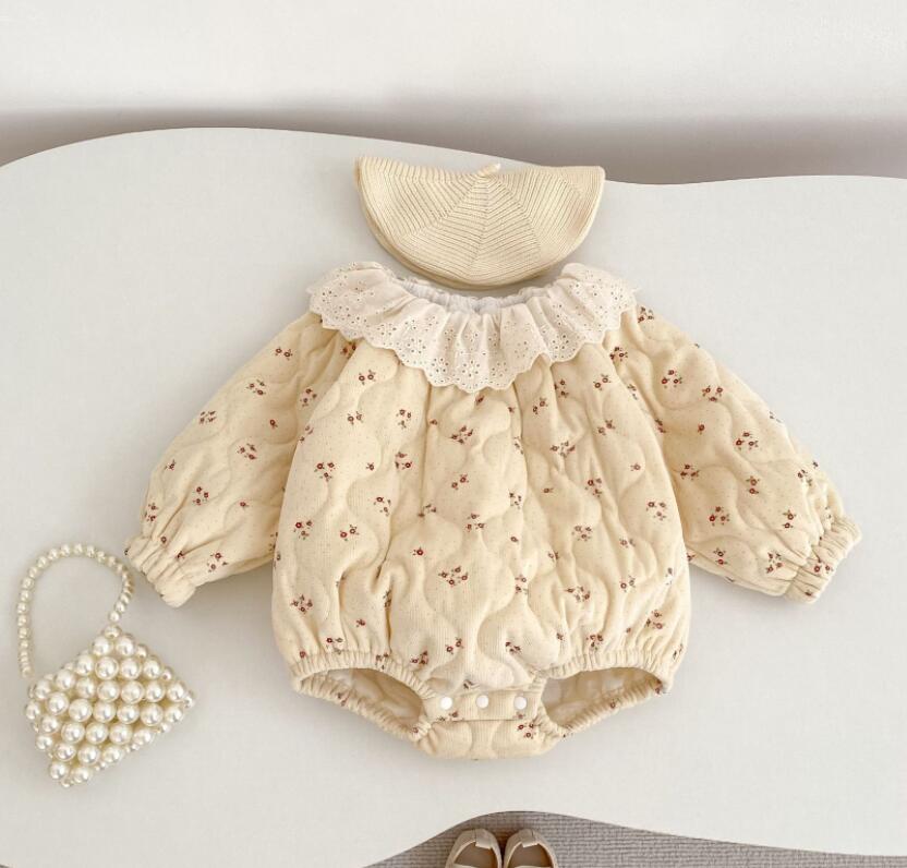 2025冬新品★ベビー服　防寒連体服　ロンパース★66cm〜90cm