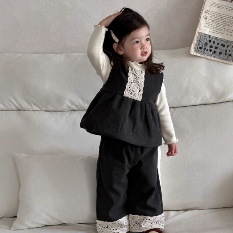 2025冬新作★子供服　インナー&ベスト+ズボン★73CM〜110cm