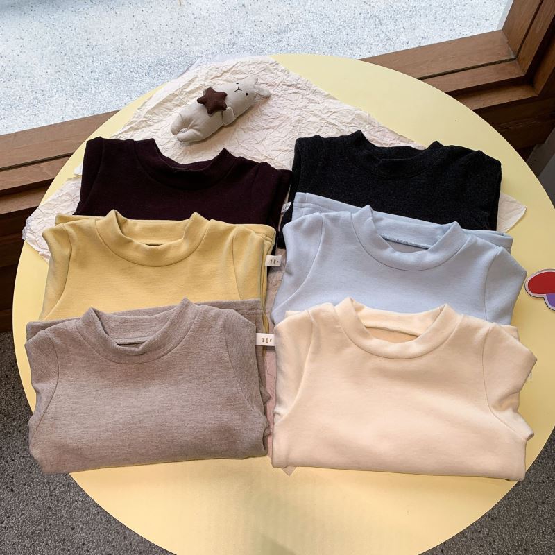 2025冬新品W★子供服 　インナー★80cm〜130cm 6色