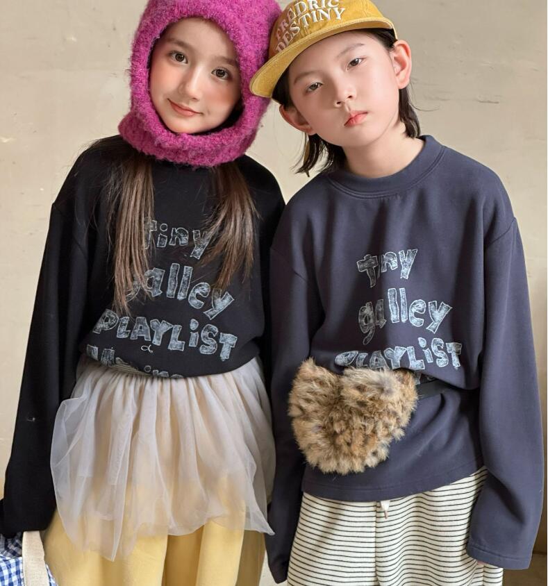 2025冬新品MXW★子供服　トップス★90cm〜150cm 4色