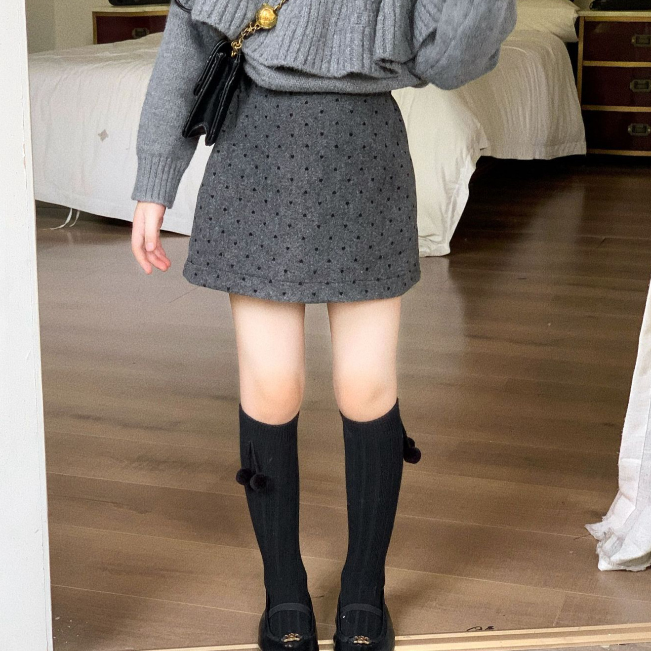 2025冬新品★子供服　スカート　インパン付き★90cm〜150cm