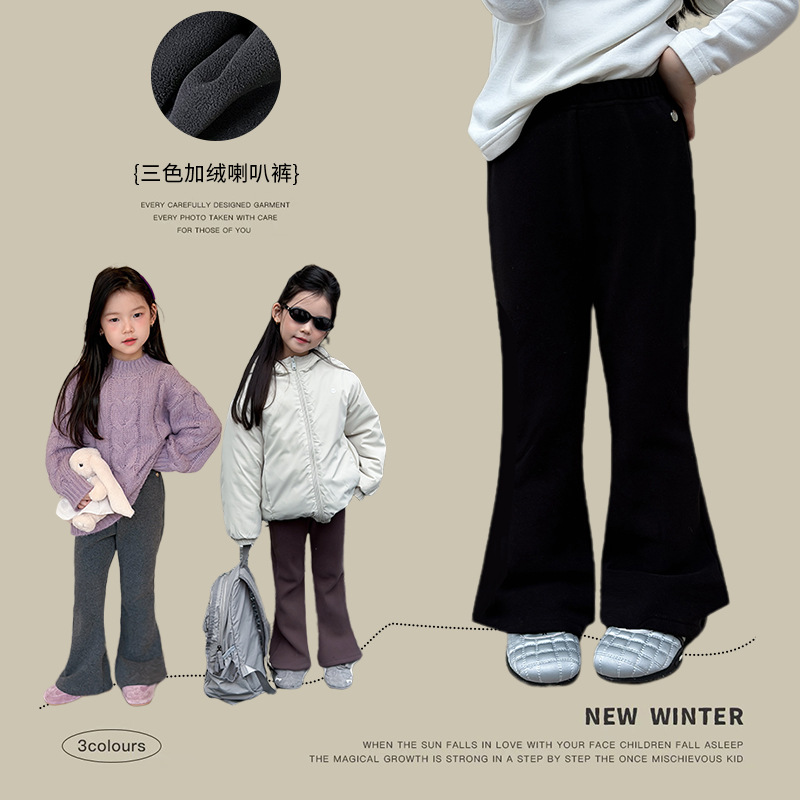 2025冬新作A★子供服　ズボン★90cm〜170cm 3色