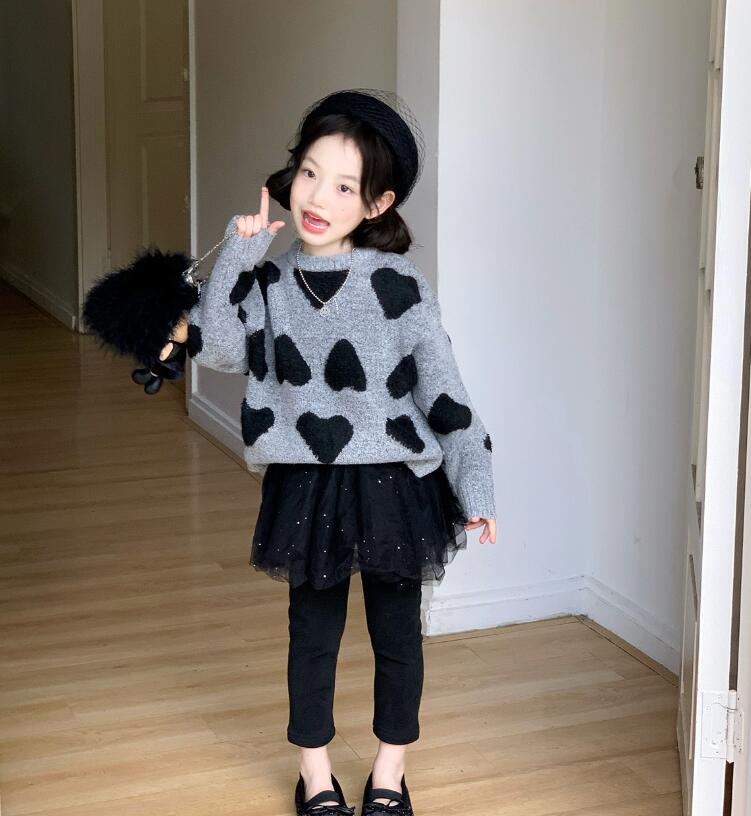 2025冬新★子供服　セーター&裏起毛ズボン分けて★90cm〜150cm