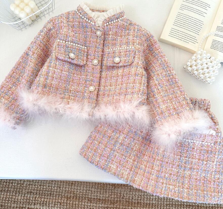 2026新品★子供服★コート+スカート　セット★90-140cm★