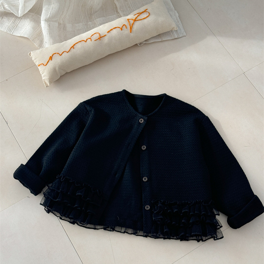 2026新品JM★子供服 　黒カーディガン★90cm〜140cm