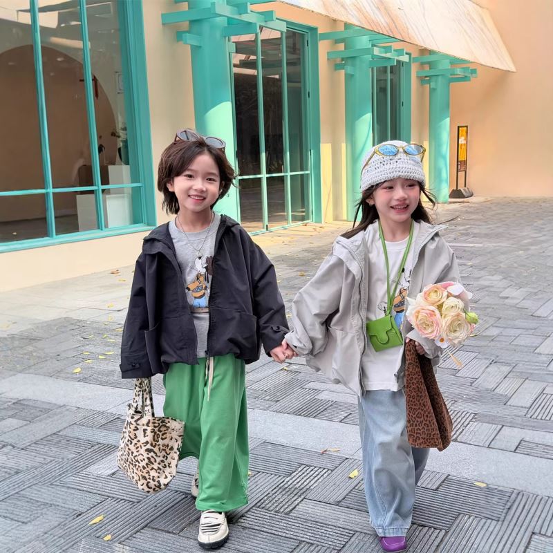 2026★春秋新作★韓国風子供服★コート★90cm〜150cm 2色