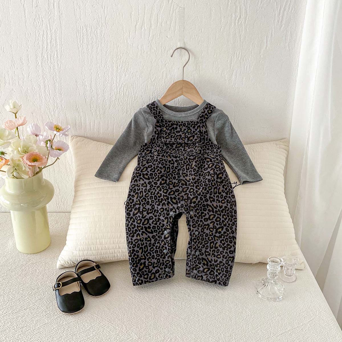 「2026」子供服★Tシャツ+サロペット★セットアップ★韓国風子供服★66cm〜90cm