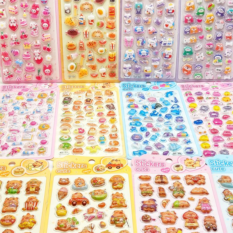 子供お褒めシール★立体★防水ステッカー ★DIY デコレーション用