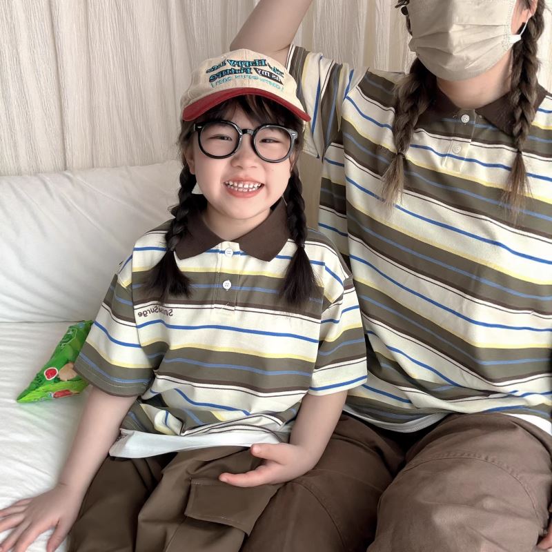 2026新作★子供服&親子服　トップス★90〜150/XS~XL 2色