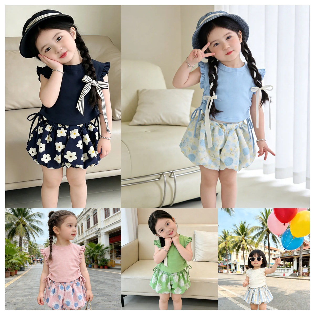 2026新品★子供服　セットアップ★90cm〜140cm 5色