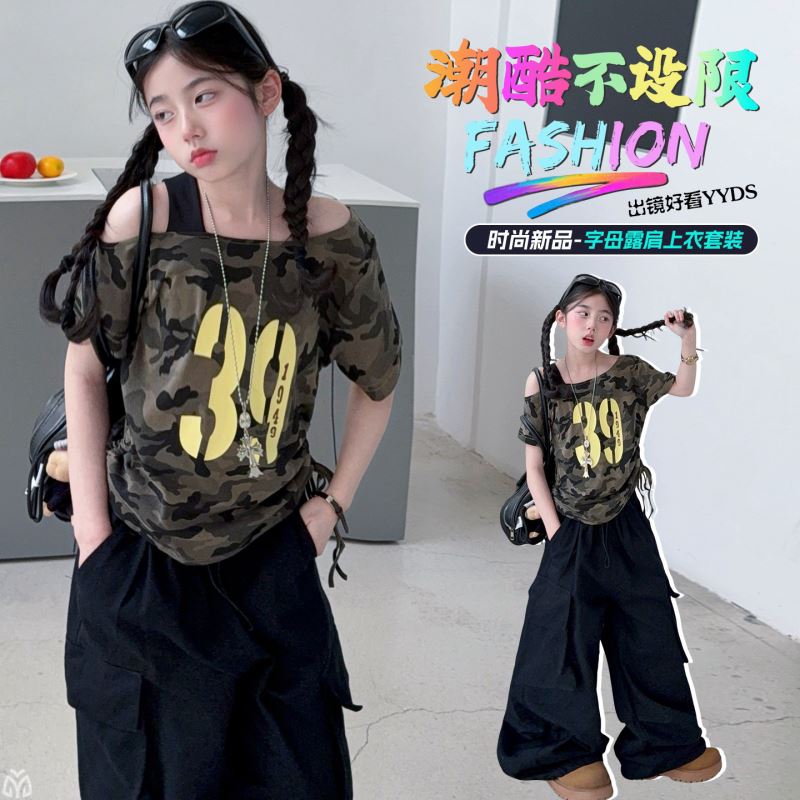2026★夏新作★韓国風ベビー服★トップス★ズボン★120cm〜170cm 2色