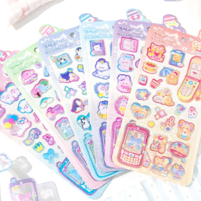 子供お褒めシール★立体★防水ステッカー ★DIY デコレーション用