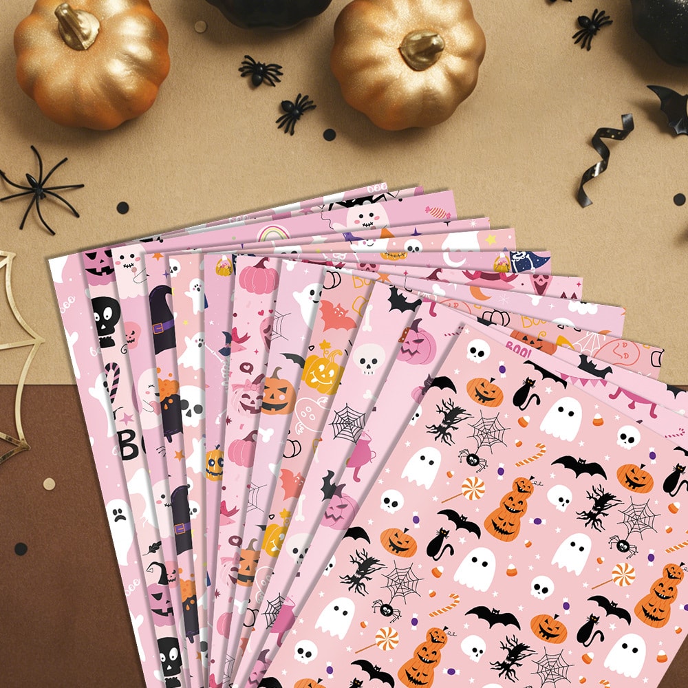 ★ハロウィン包装紙★プレゼントラッピングペーパー 祝日用★DIY包装資料