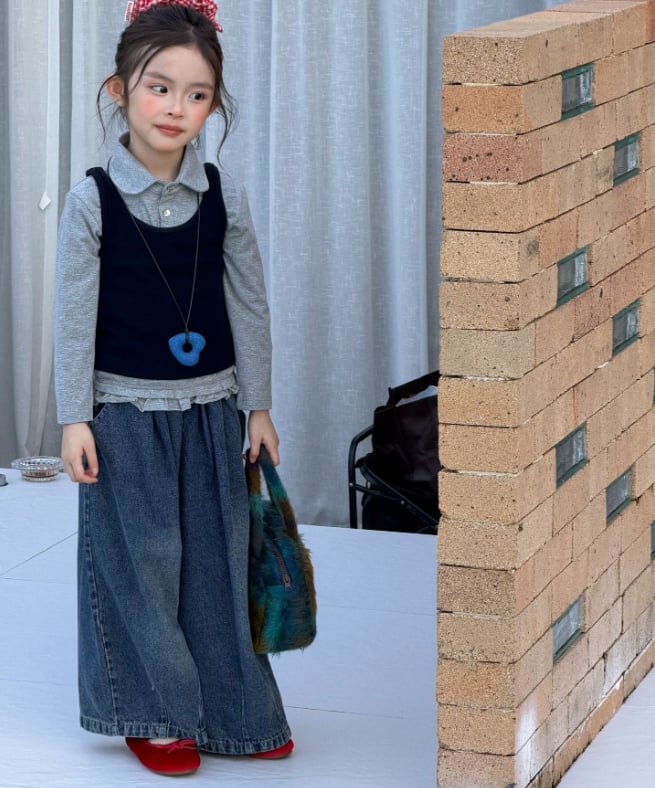 2026秋新作BS★子供服　トップス+ベスト&ズボン★100cm〜150cm