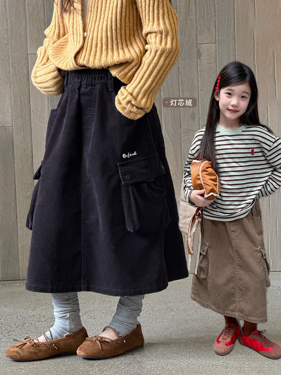 2026秋新品A★子供服　スカート★100cm〜170cm 2色