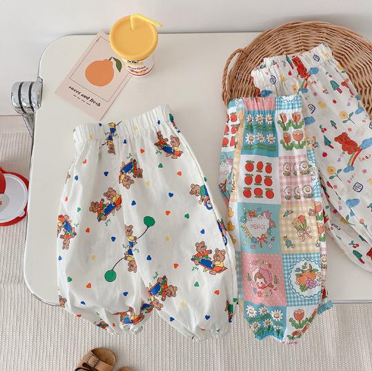 2022夏新品★男女兼用　ボトムス   ズボン　73-130cm　2色