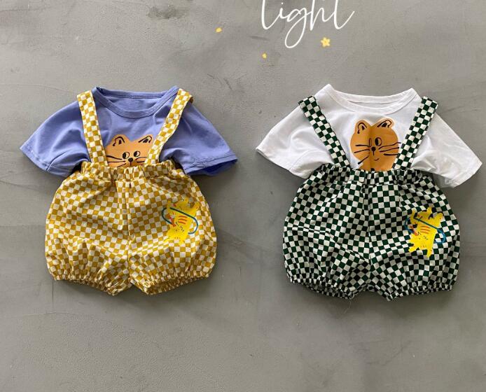 新品★子供服　トップス+ズボン　上下セット★73-110cm★2色