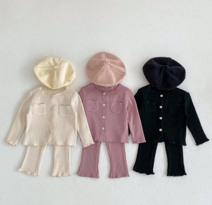 2022★春秋新作★韓国風ベビー服★トップス+ズボン2セット★3色66-100CM