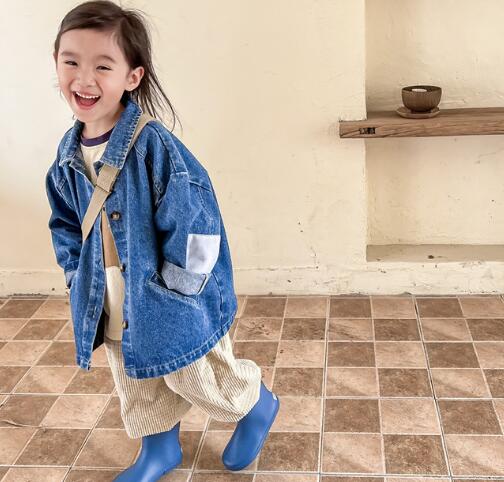 新作★子供服★トップス★デニムコート★韓国風子供服★男女兼用★80-130CM