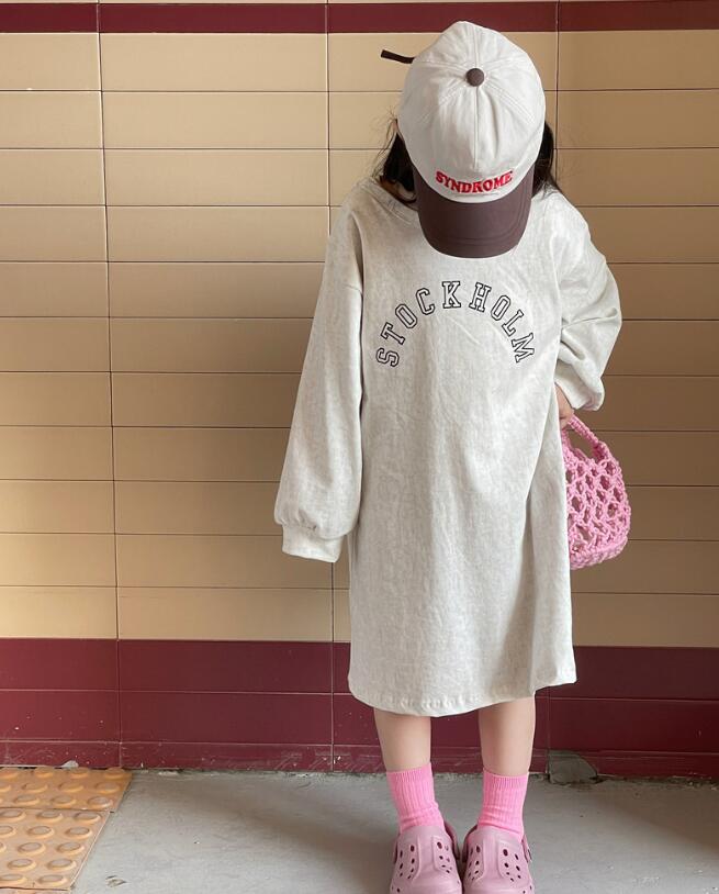 2023新品★子供服　ワンピース★90-150cm★2色