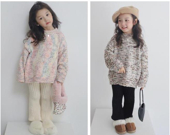 2023春新品★子供服　トップス　セーター　80-130cm★2色