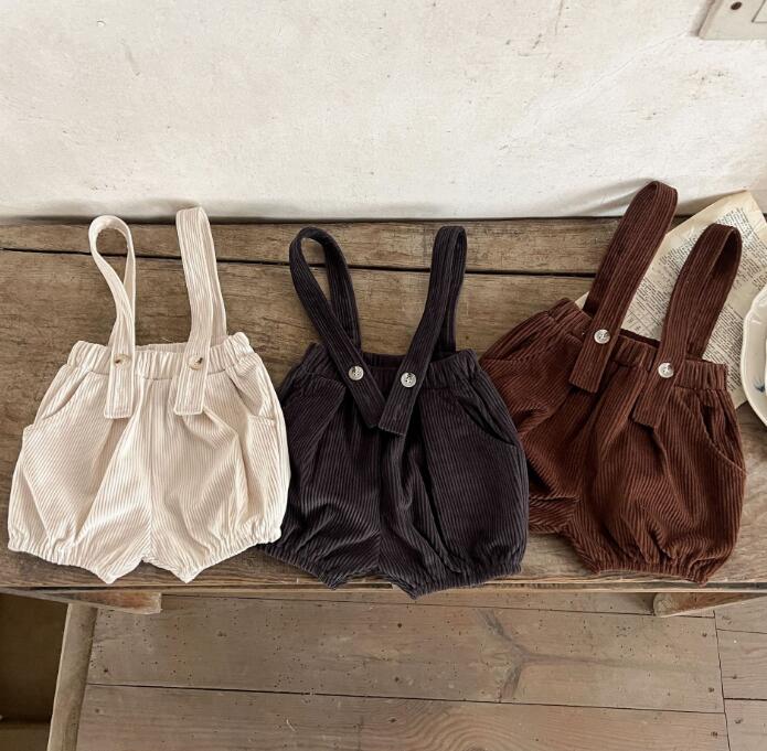 2023新作★サロペット★連体服★韓国風子供服★ベビー★カジュアル★無地★3色★66-100CM