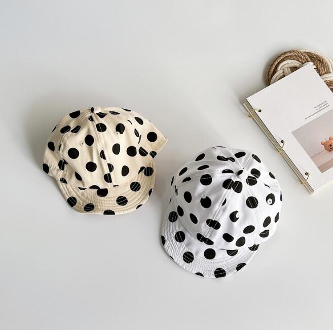 子供用★キャップ★帽子★男女兼用★野球帽★キッズ★カジュアル★水玉★2色