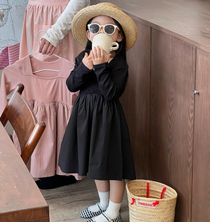 2023新品★子供服　ワンピース★90-140cm★2色