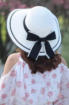2023夏新作★レディース向け★きれい日除け帽★麦わら帽子★5色選択