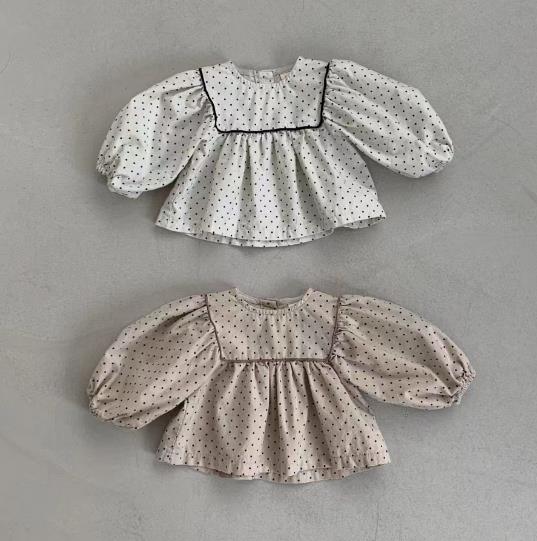 2023春新品★子供服　トップス　長袖　73-100cm★2色