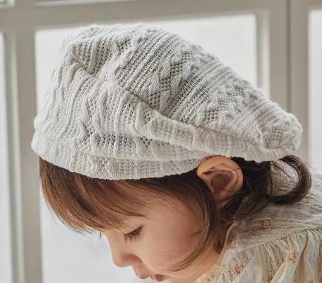 新作★子供用帽子★キャップ★ニット帽子★ベレー帽子★3色