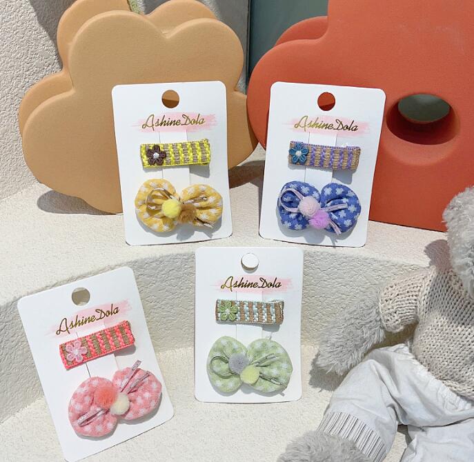 子供用★キッズ★髪飾り★まとめ髪用★ヘアアクセサリー★ヘアピン★2枚入り★多色