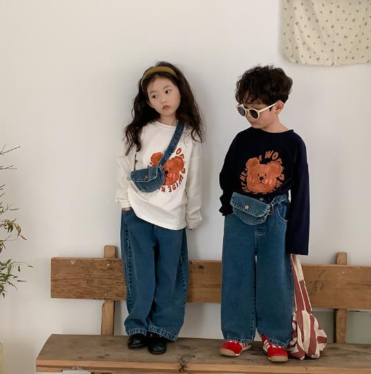 2023春新品★子供服　トップス　長袖　90-140cm★3色