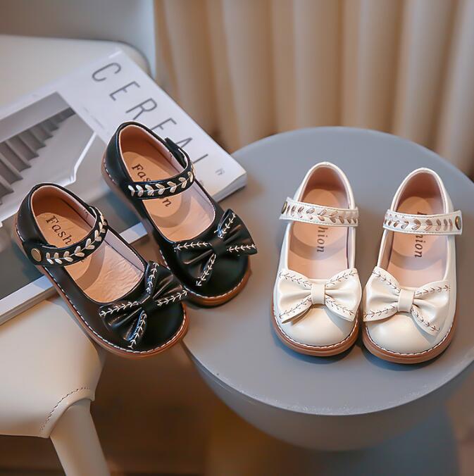 靴★子供靴★キッズ靴★キッズ女の子★韓国風★シューズ★蝶結び★2色★23-33#