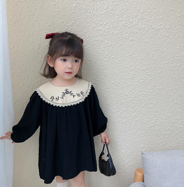 子供服★ワンピース★長袖★韓国風子供服★キッズ女の子★80-130CM