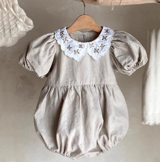 2023春新品★子供服　ロンパース　66-90cm★2色