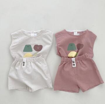 ★春夏新作★キッズ用アパレル★セットアップ★2点セット★80-130