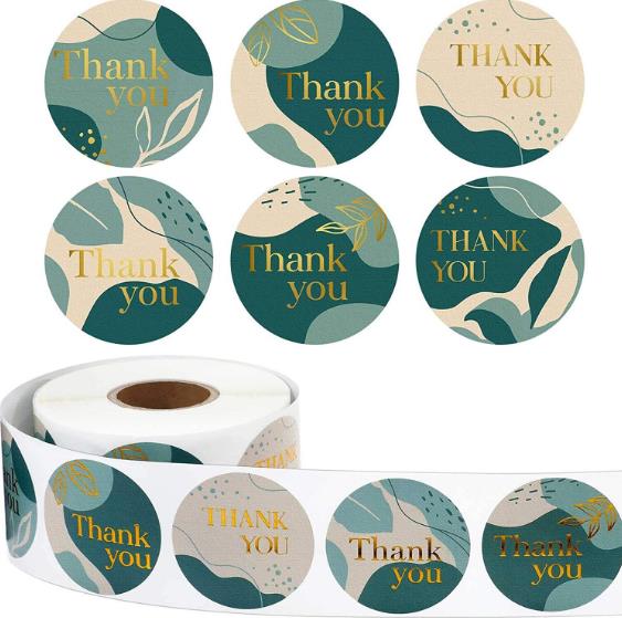 包装資材★手作り工芸品★プレゼントの装飾など★粘着シール★1巻き=500P