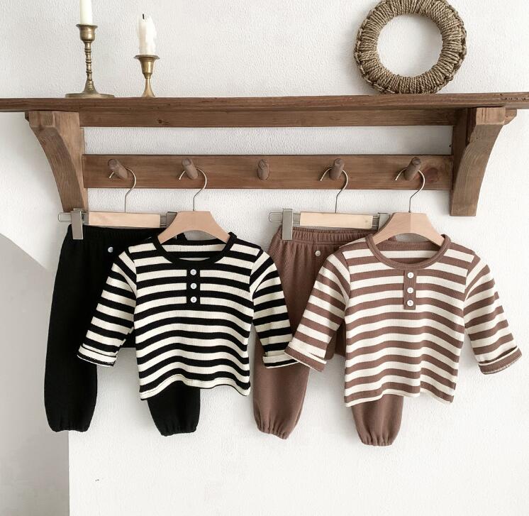 2023★春新作★韓国風子供服★トップス+ズボン2セット★2色73-100CM