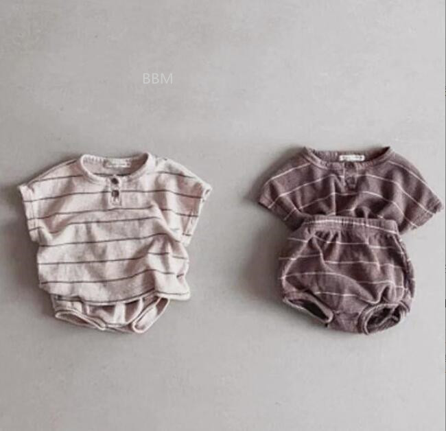 2023★春夏新作★韓国風ベビー服★トップス+ズボン2セット★2色66-90CM