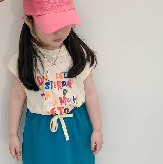 2023夏新品★子供服　トップス　ニットベスト　80-130cm