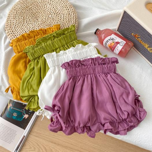 2023夏新品★子供服　ボトムス　ショートパンツ　80-120cm★4色