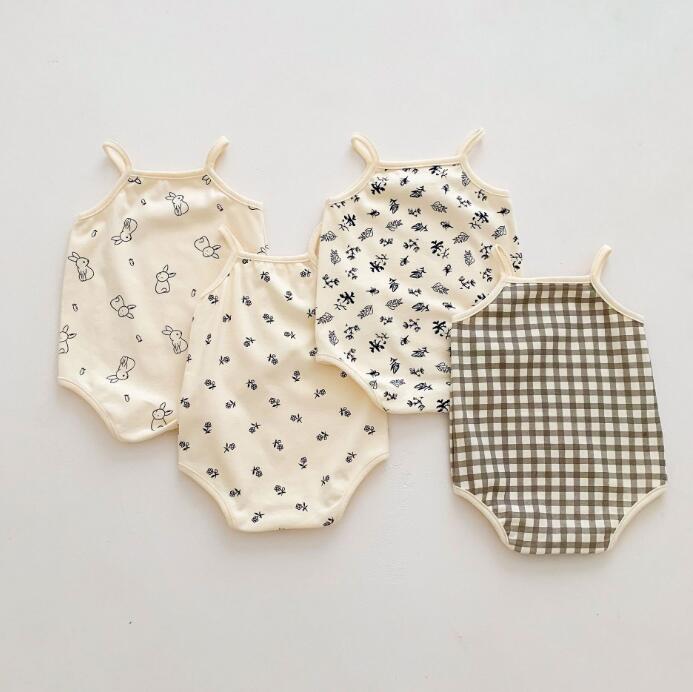 2023★春夏新作★韓国風ベビー服★ロンパース★4色66-90CM